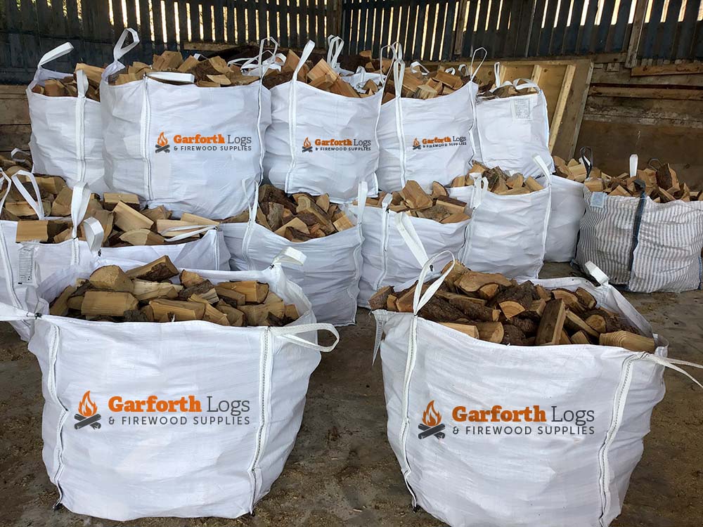 Firewood logs bulk bags Leeds